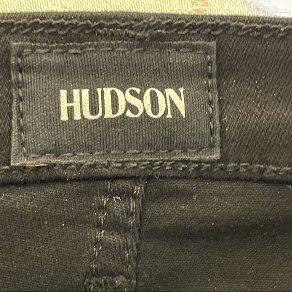 Hudson Jeans Robbie Mid-rise Pencil Mini Skirt With Raw Hem - Picture 15 of 16